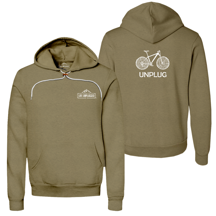 Mountain Bike Tree Stumps Super Soft Hoodie