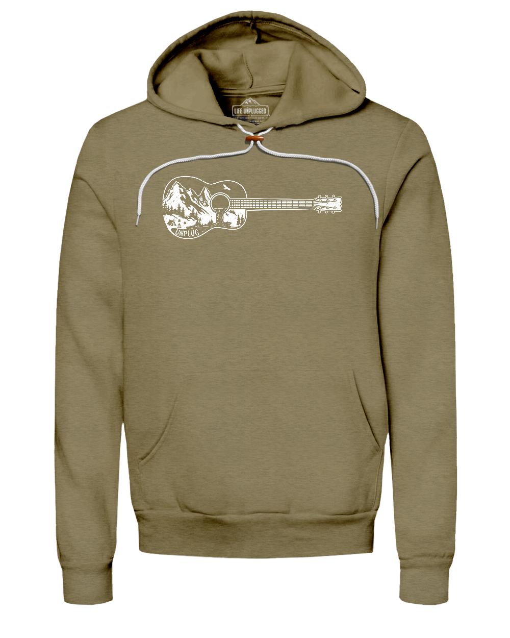 Guitar Mountain Scene Super Soft Hoodie