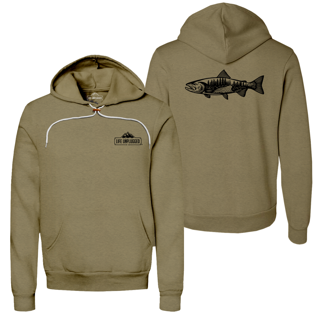 WOODLAND TROUT Super Soft Hoodie