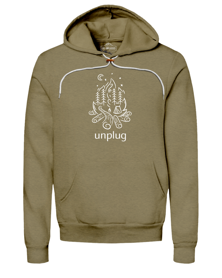 Campfire Camping Scene Super Soft Hoodie
