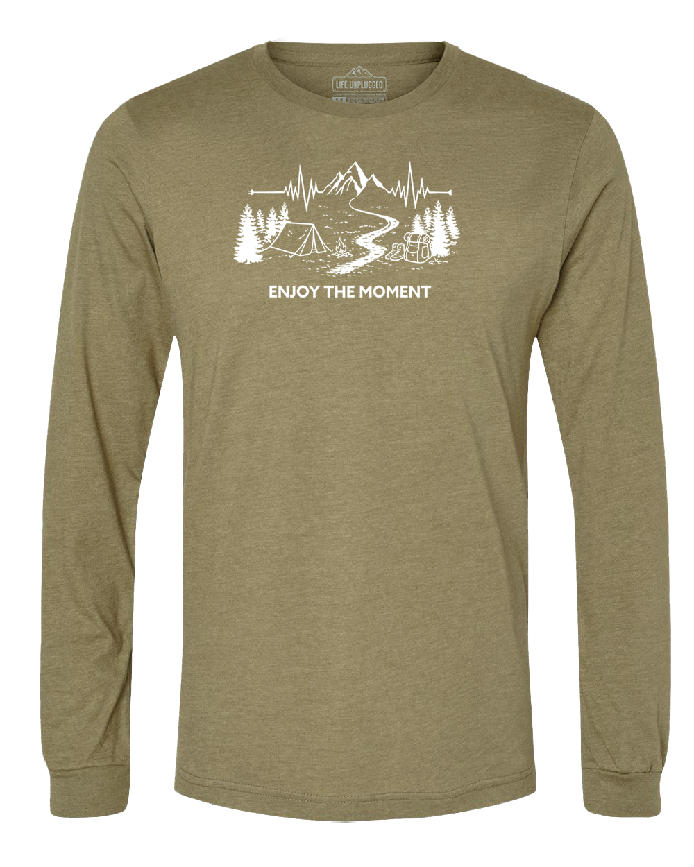 ENJOY THE MOMENT (MOUNTAIN SCENE) Long Sleeve T-Shirt