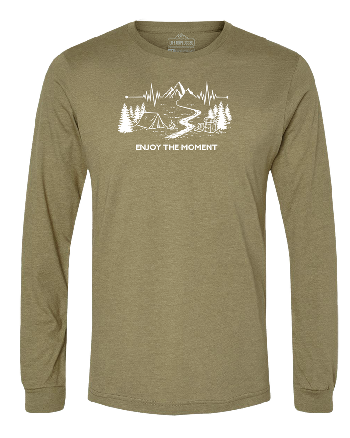 ENJOY THE MOMENT (MOUNTAIN SCENE) Long Sleeve T-Shirt