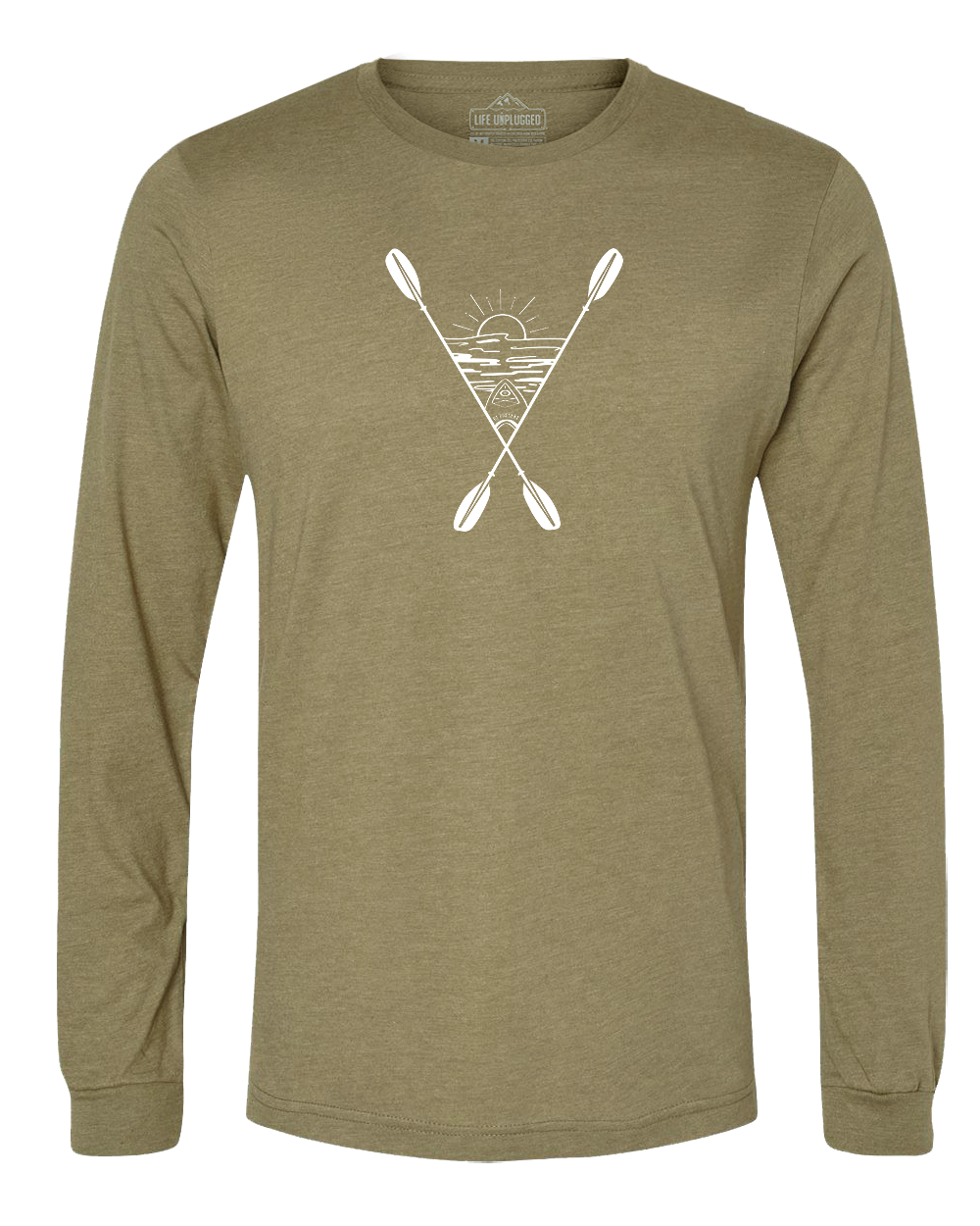 Kayaking Into The Sunset Long Sleeve T-Shirt