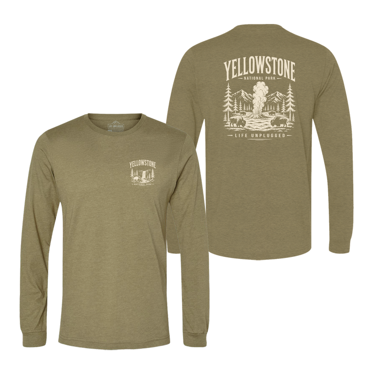 YELLOWSTONE NATIONAL PARK Long Sleeve T-Shirt