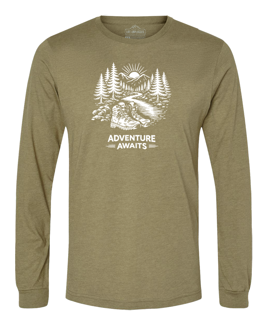 ADVENTURE AWAITS Long Sleeve T-Shirt