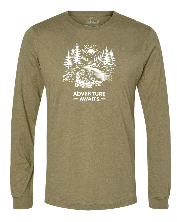 ADVENTURE AWAITS Long Sleeve T-Shirt