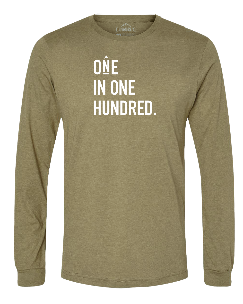 One in One Hundred Stacked Long Sleeve T-Shirt