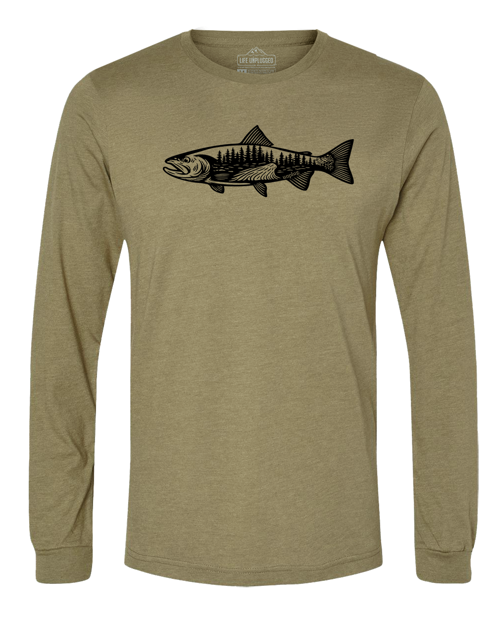 WOODLAND TROUT Long Sleeve T-Shirt