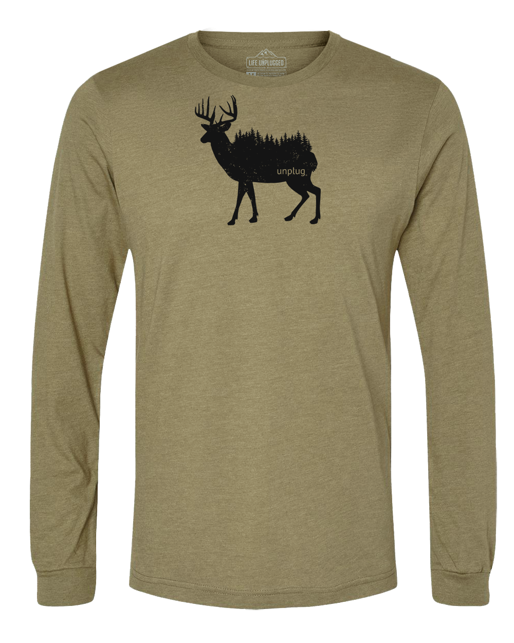 Deer In The Trees Long Sleeve T-Shirt