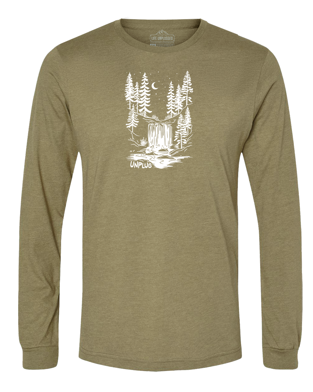 WATERFALL UNDER THE STARS Long Sleeve T-Shirt
