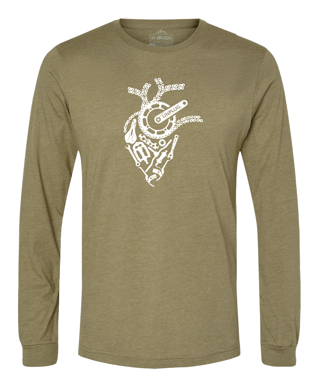 Anatomical Heart (Bicycle Parts) Long Sleeve T-Shirt