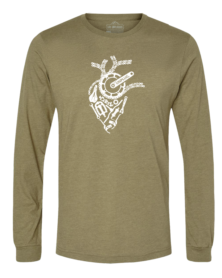 Anatomical Heart (Bicycle Parts) Long Sleeve T-Shirt