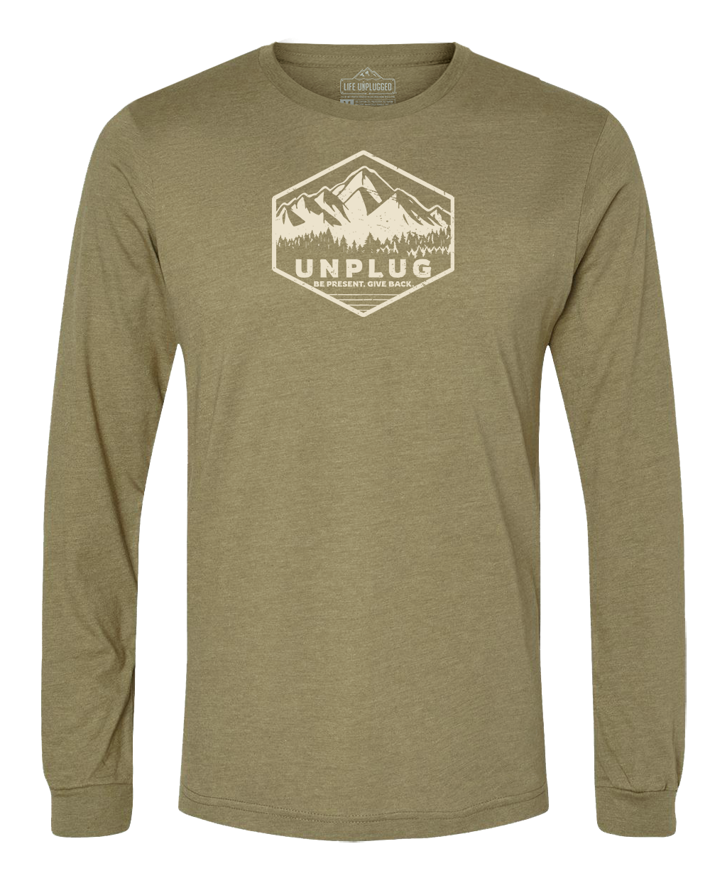 Unplug Mountain Badge Long Sleeve T-Shirt