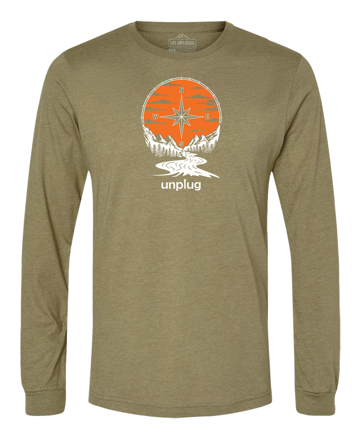 Compass Sunset Long Sleeve T-Shirt