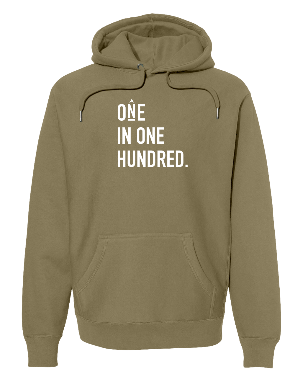 ONE IN ONE HUNDRED STACKED Super Heavyweight Hoodie