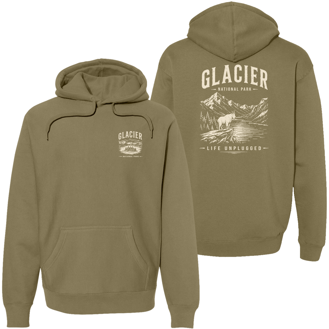 GLACIER NATIONAL PARK Super Heavyweight Hoodie