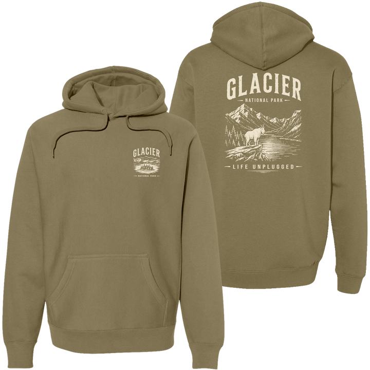 GLACIER NATIONAL PARK Super Heavyweight Hoodie