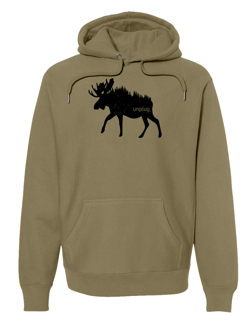 MOOSE IN THE TREES Super Heavyweight Hoodie