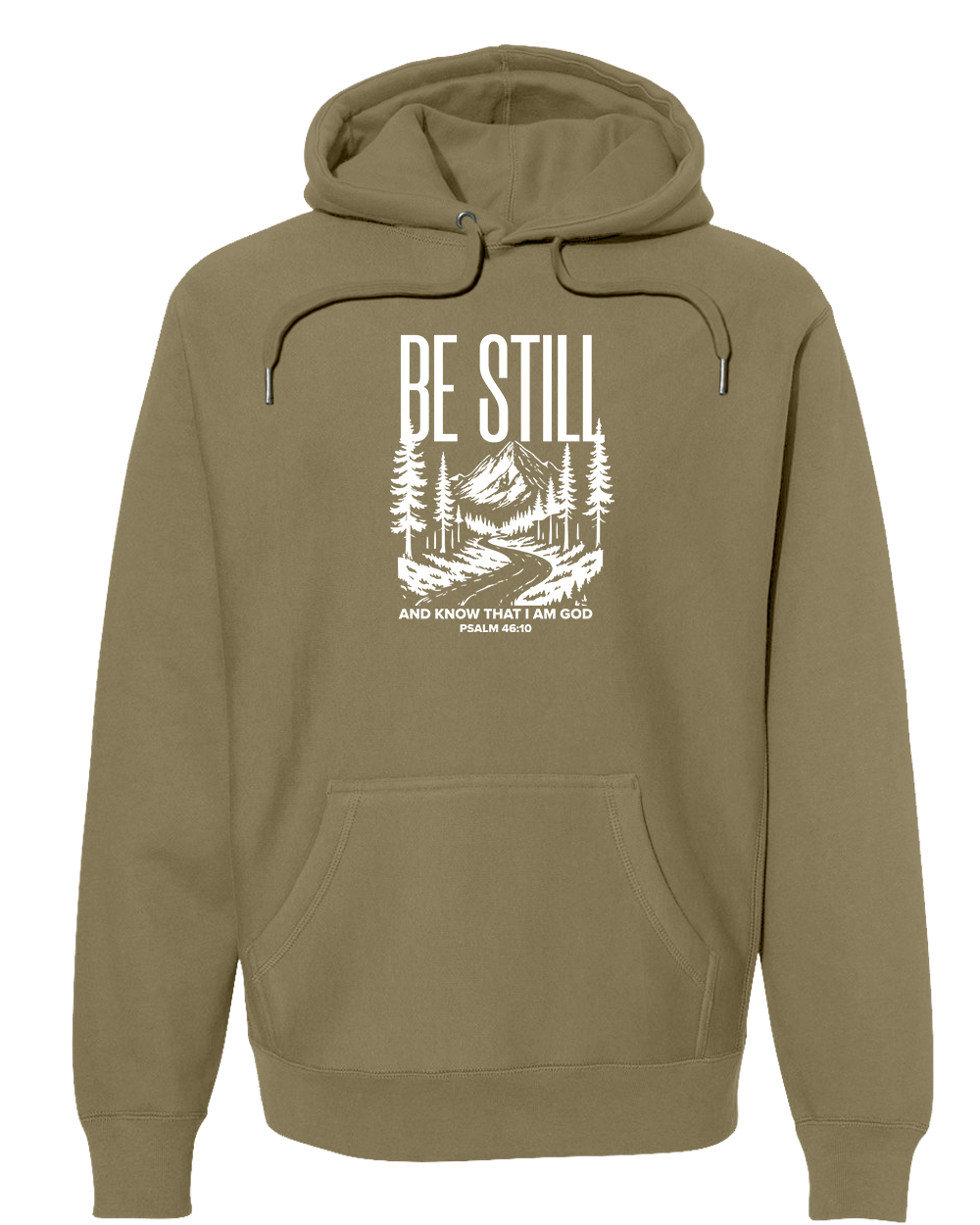 BE STILL IN THE WOODS Super Heavyweight Hoodie