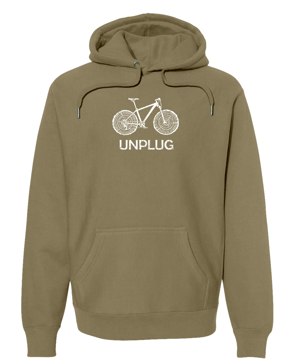 MOUNTAIN BIKE TREE STUMPS Super Heavyweight Hoodie