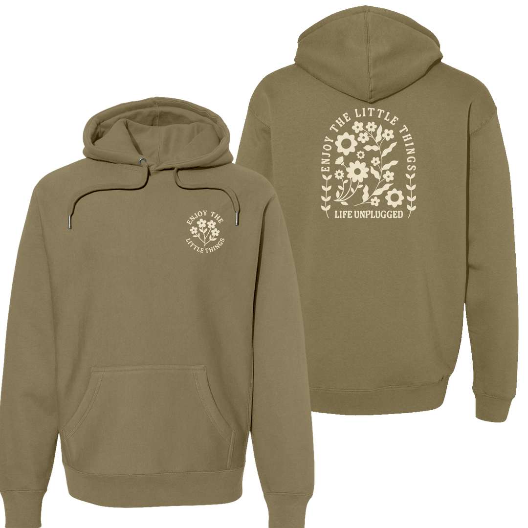 ENJOY THE LITTLE THINGS Super Heavyweight Hoodie