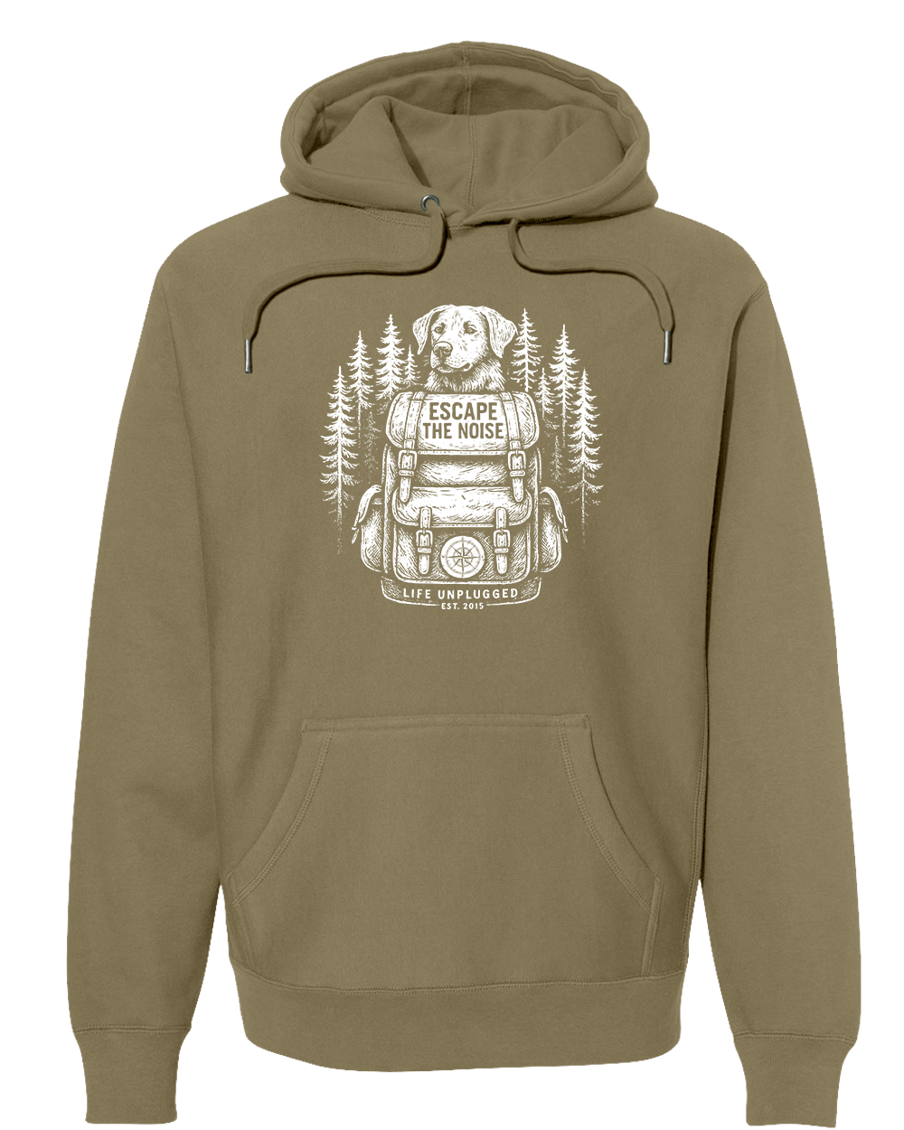 PAWS AND PINES Super Heavyweight Hoodie