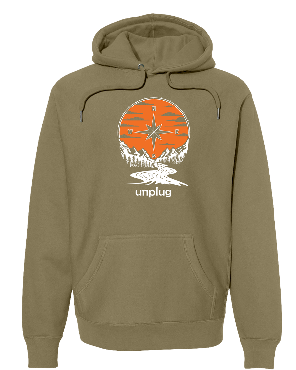 COMPASS SUNSET Super Heavyweight Hoodie