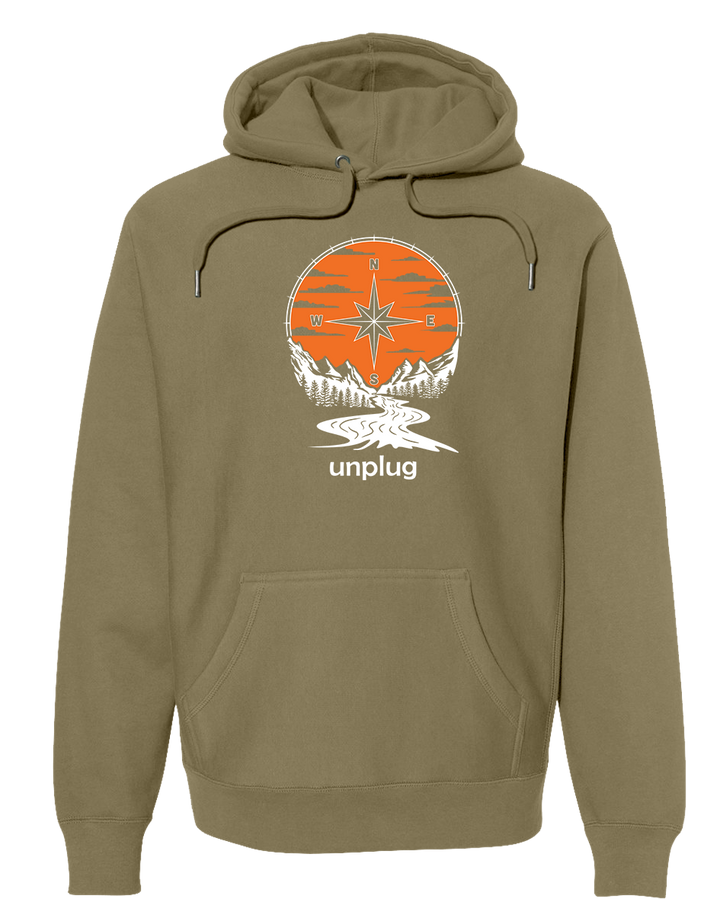 COMPASS SUNSET Super Heavyweight Hoodie