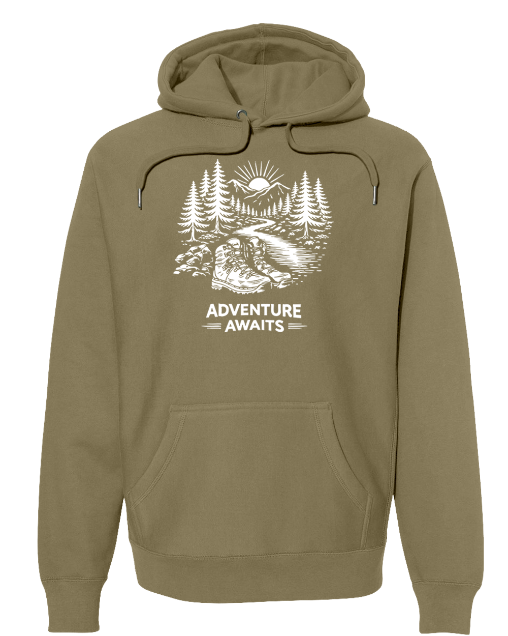 ADVENTURE AWAITS Super Heavyweight Hoodie