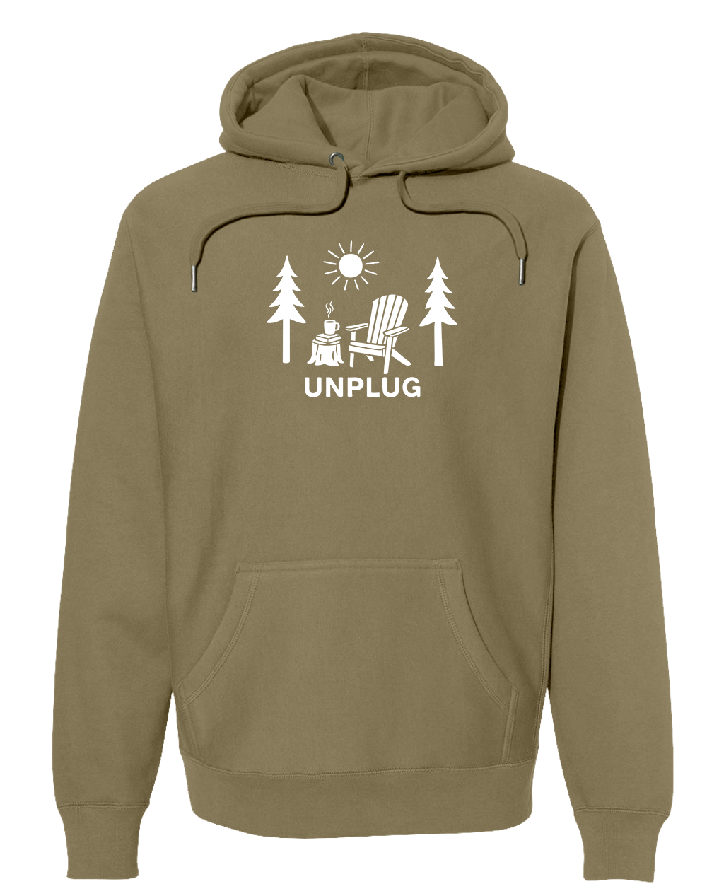 READING IN THE WOODS Super Heavyweight Hoodie