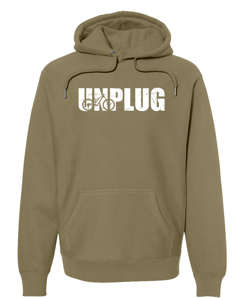 UNPLUG MOUNTAIN BIKE SILHOUETTE Super Heavyweight Hoodie