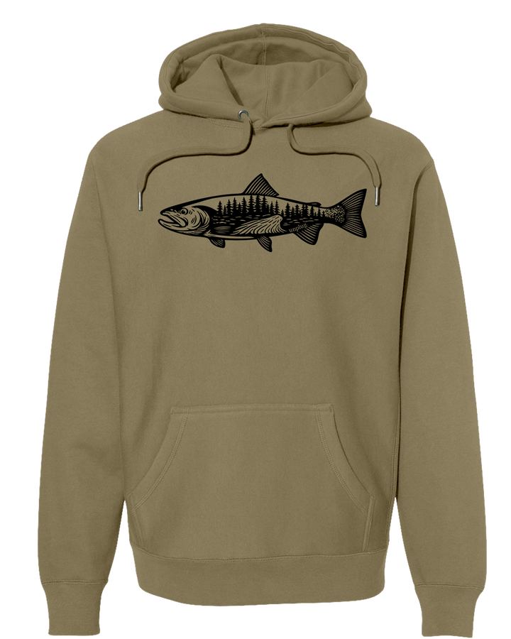 WOODLAND TROUT Super Heavyweight Hoodie