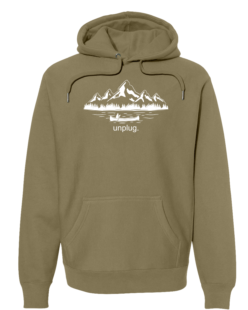 CANOEING IN THE MOUNTAINS Super Heavyweight Hoodie
