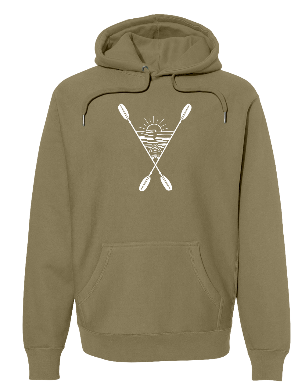 KAYAKING INTO THE SUNSET Super Heavyweight Hoodie