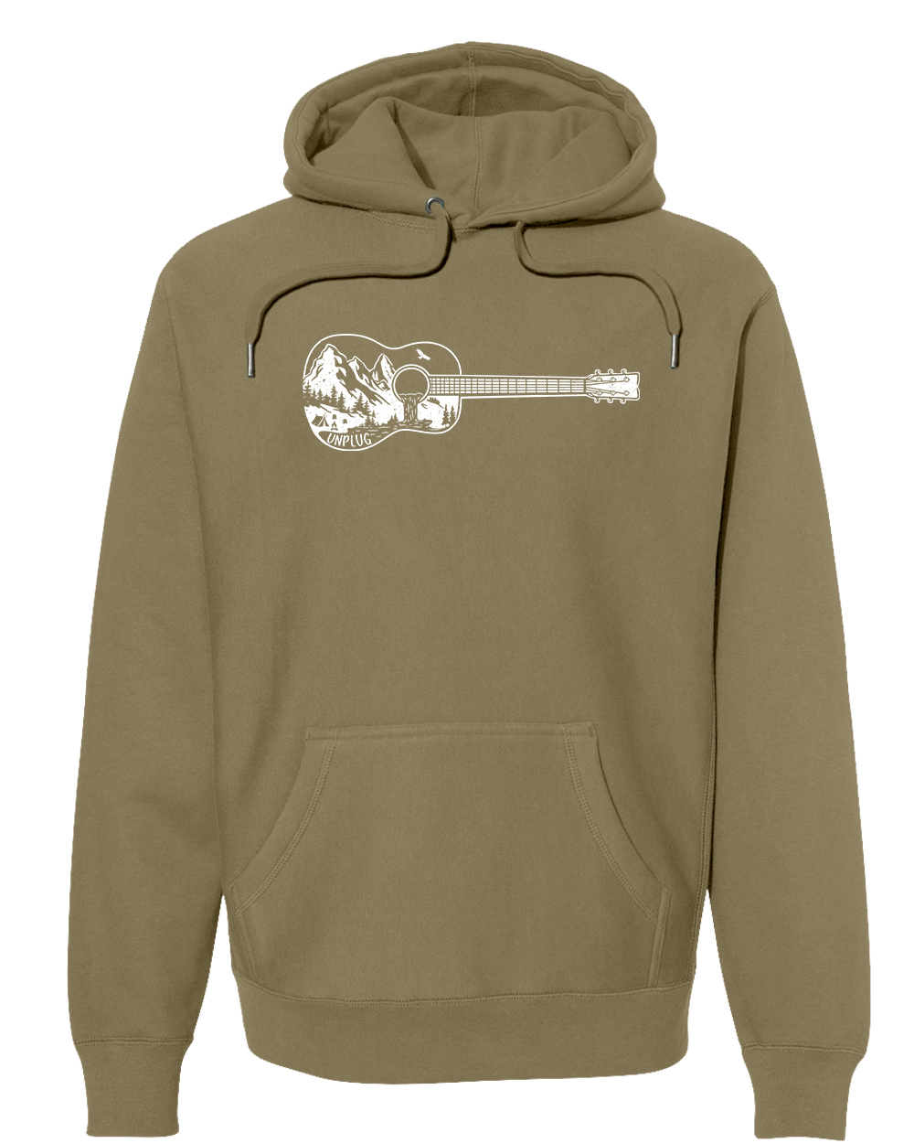 GUITAR MOUNTAIN SCENE Super Heavyweight Hoodie