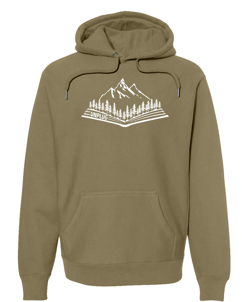 OPEN BOOK MOUNTAIN SCENE Super Heavyweight Hoodie