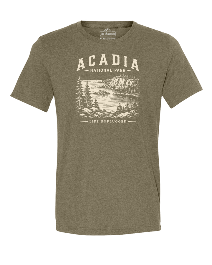 ACADIA NATIONAL PARK Triblend T-Shirt