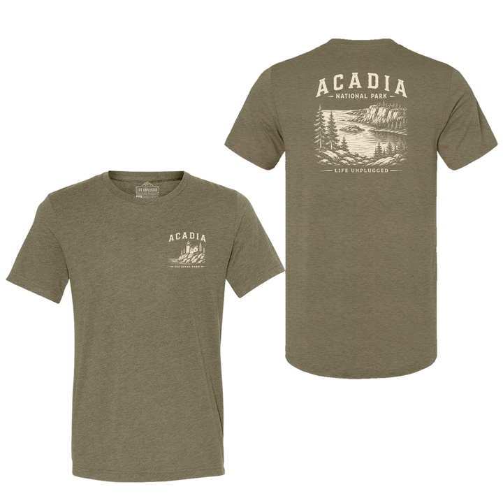 ACADIA NATIONAL PARK Triblend T-Shirt