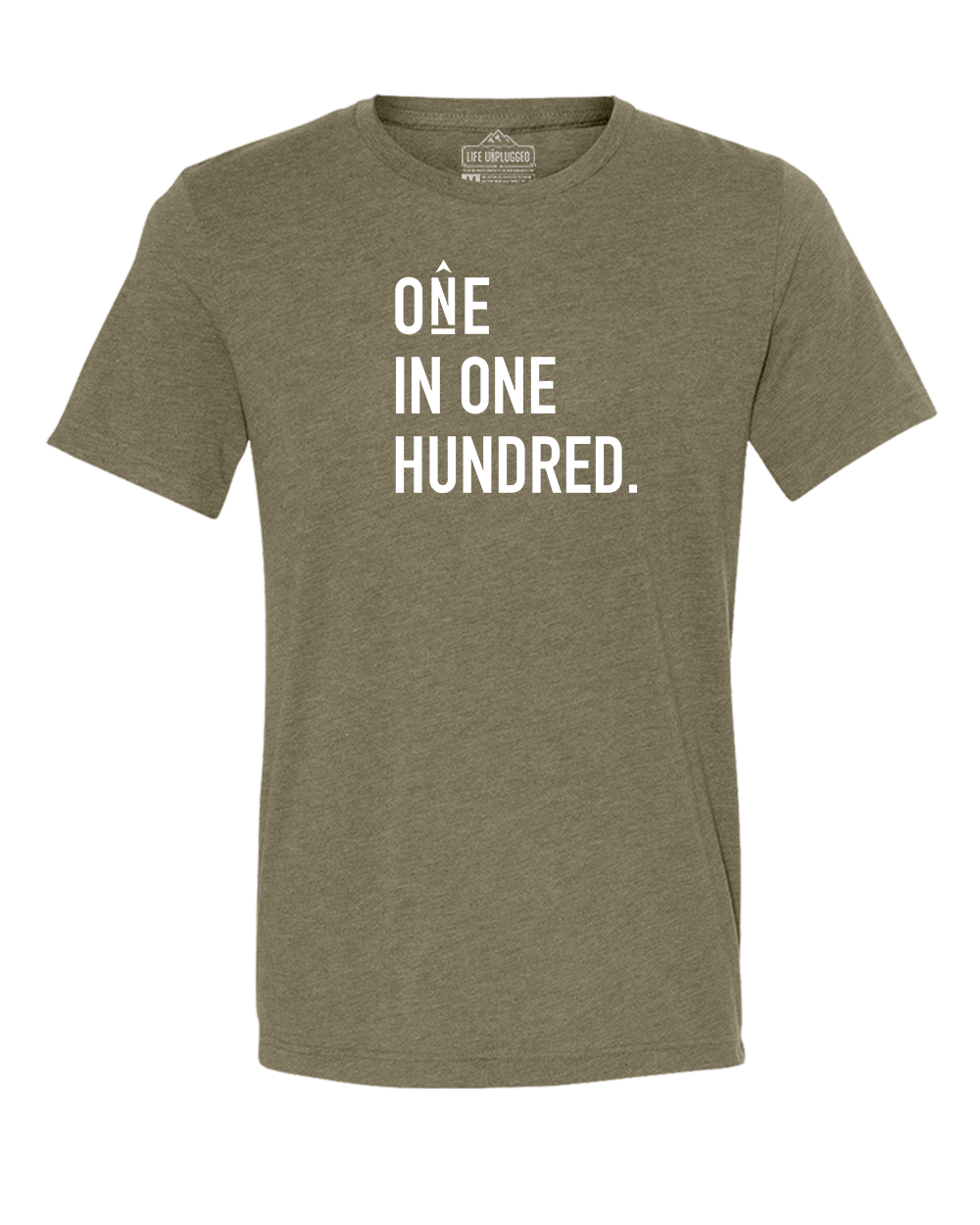 One in One Hundred Stacked Triblend T-Shirt