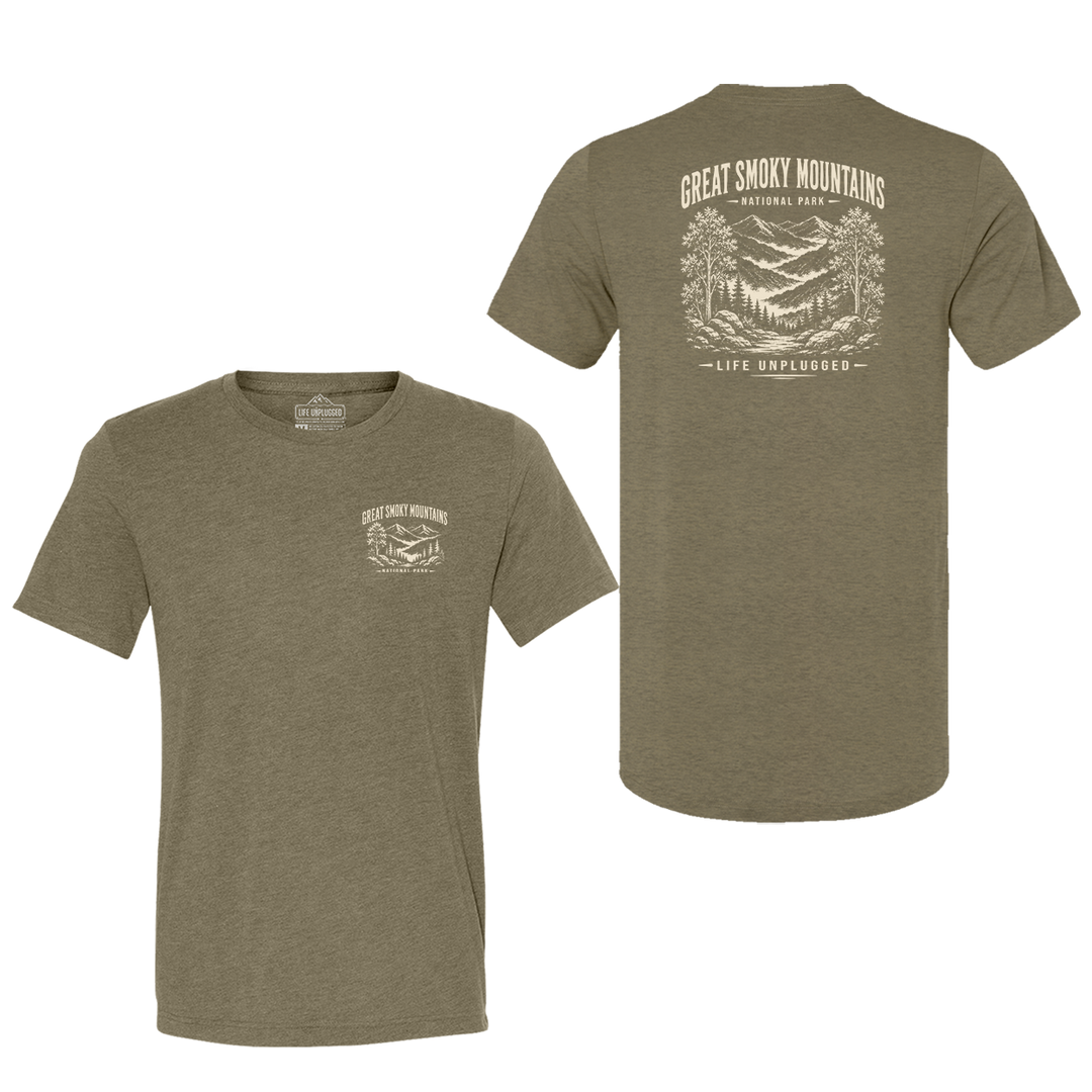 GREAT SMOKY MOUNTAIN NATIONAL PARK Triblend T-Shirt