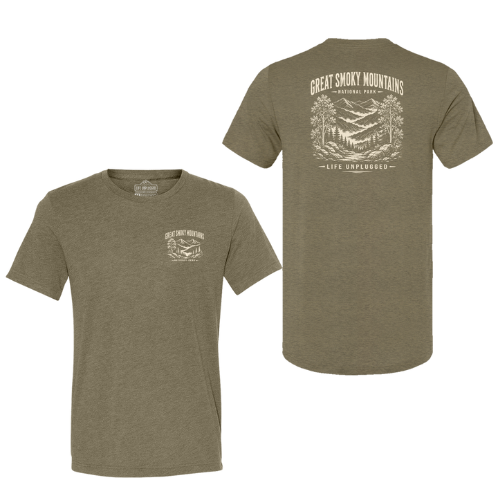 GREAT SMOKY MOUNTAIN NATIONAL PARK Triblend T-Shirt