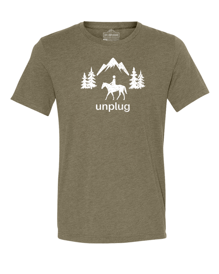 Horseback Riding Triblend T-Shirt