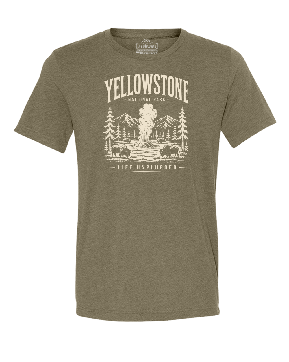 YELLOWSTONE NATIONAL PARK Triblend T-Shirt