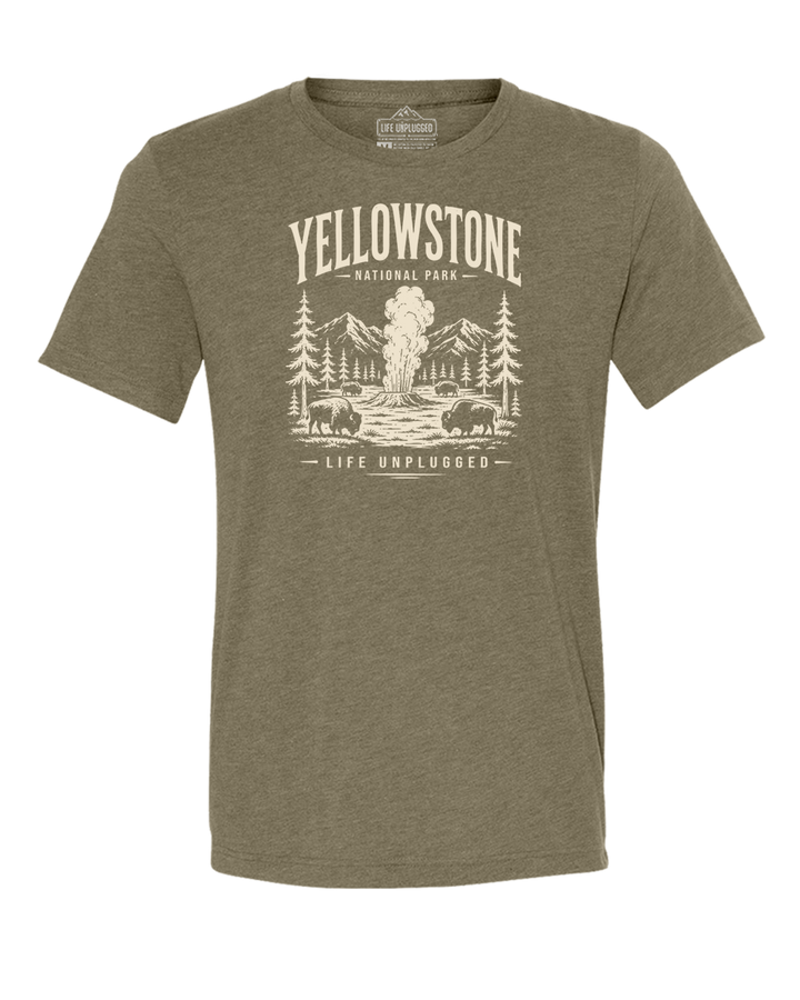 YELLOWSTONE NATIONAL PARK Triblend T-Shirt