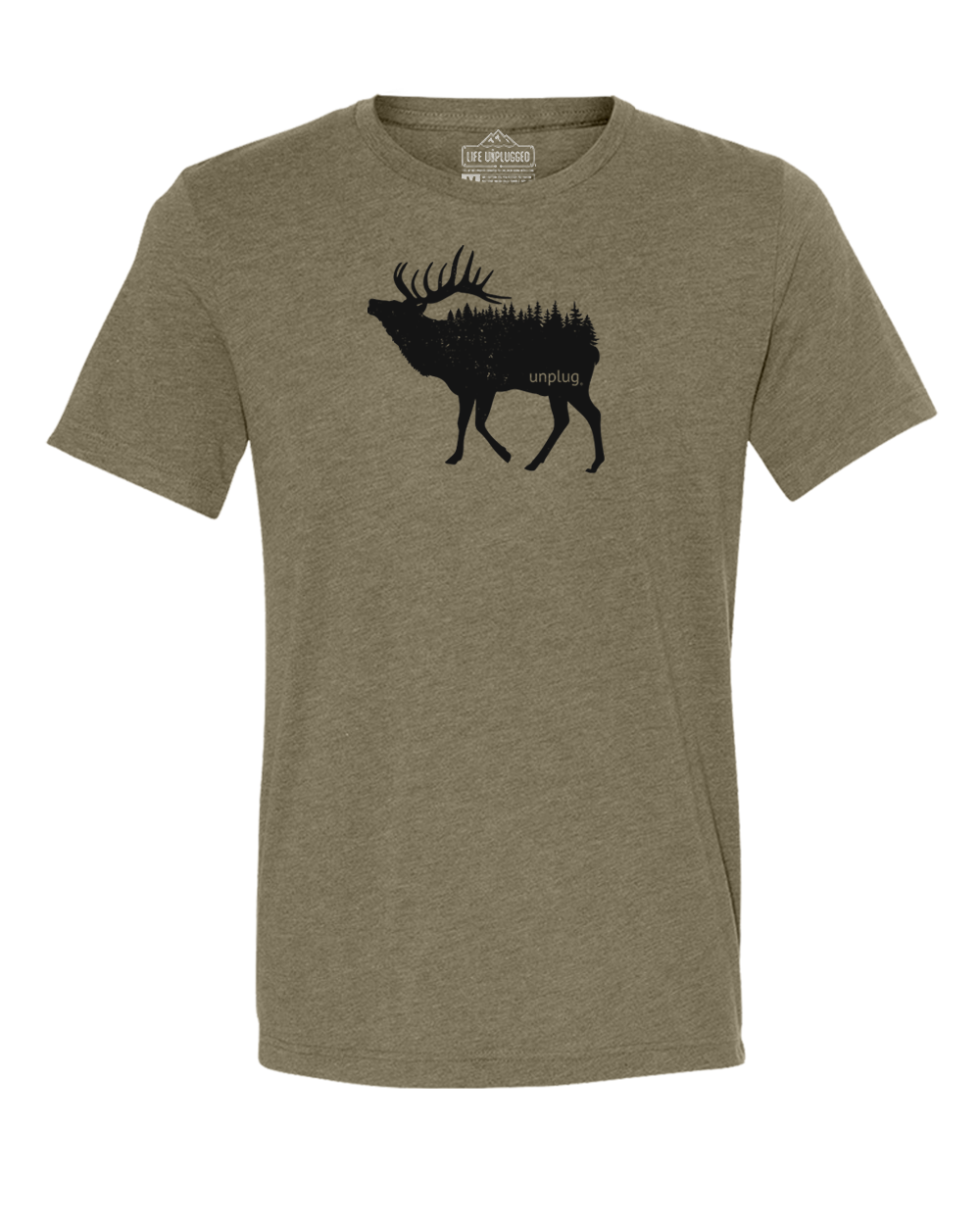 Elk In The Trees Triblend T-Shirt