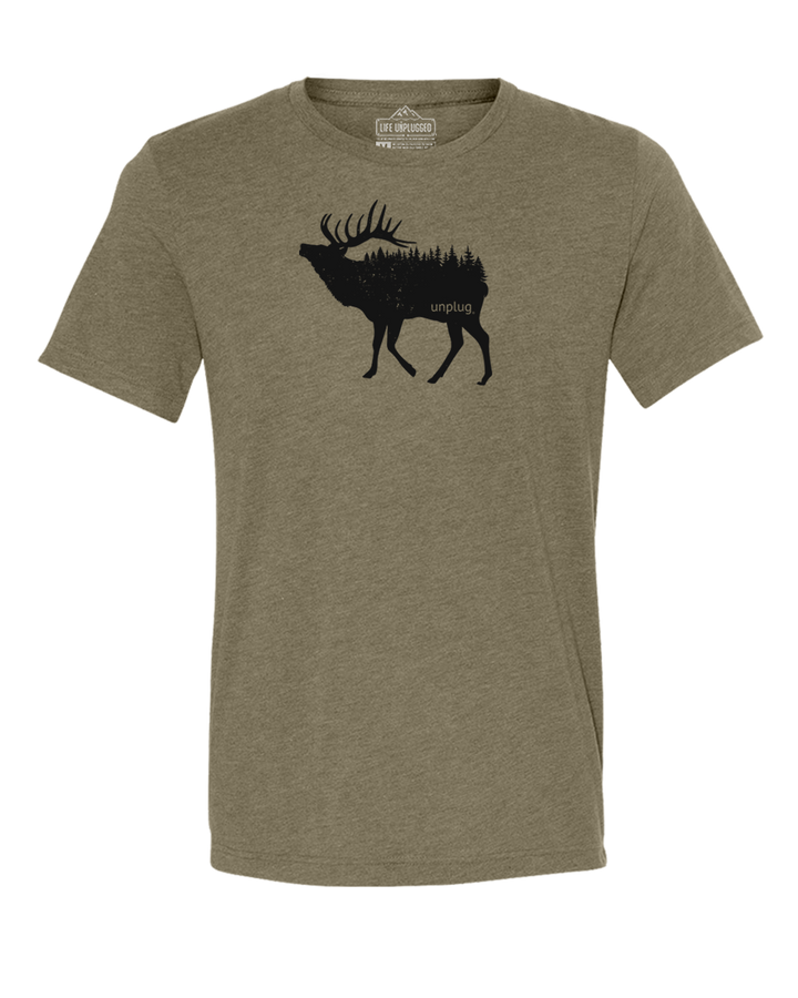 Elk In The Trees Triblend T-Shirt