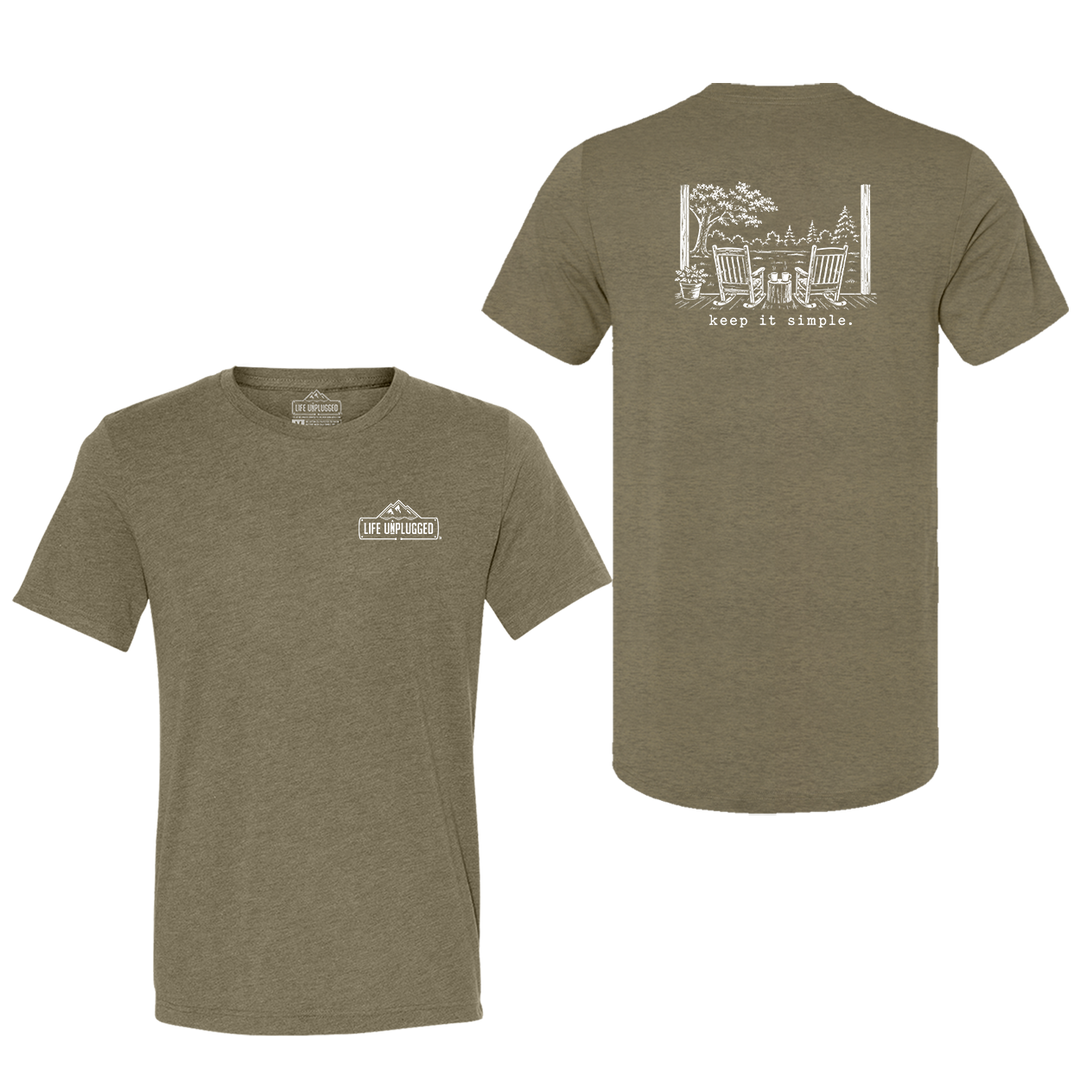 KEEP IT SIMPLE. Triblend T-Shirt