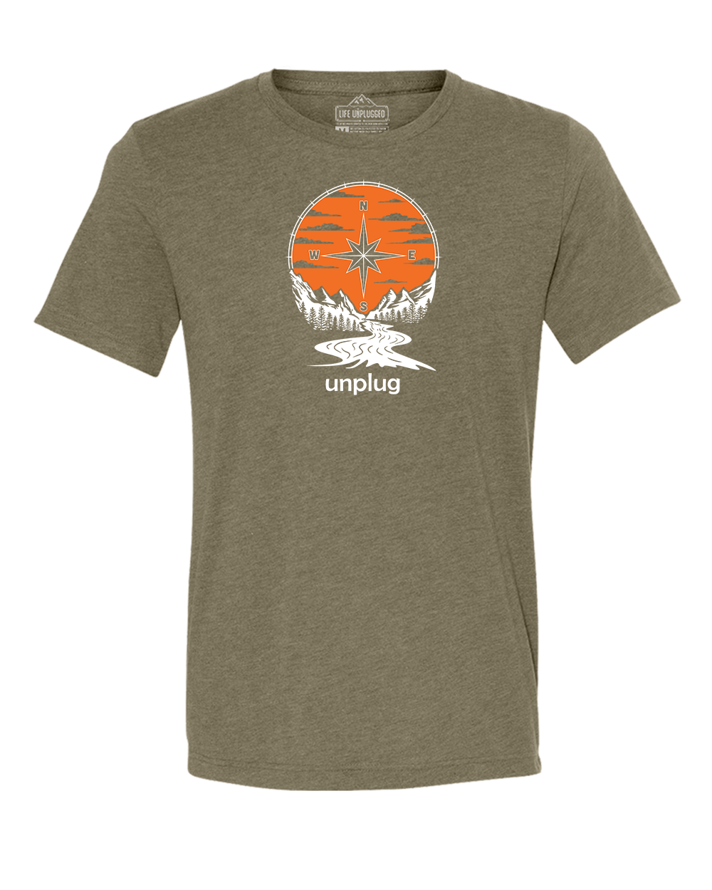 Compass Sunset Triblend T-Shirt