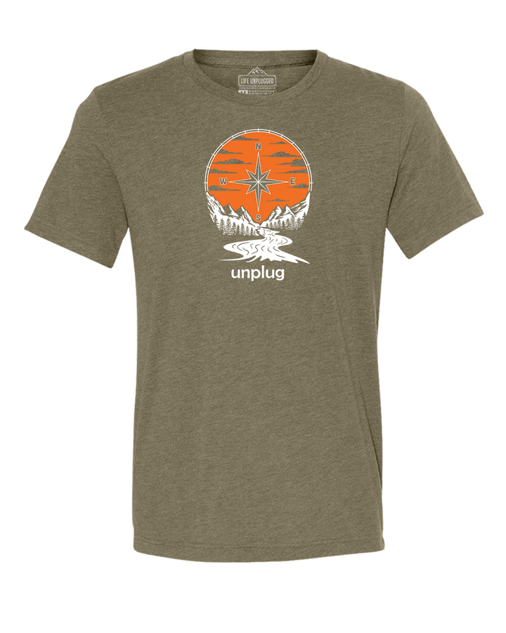 Compass Sunset Triblend T-Shirt