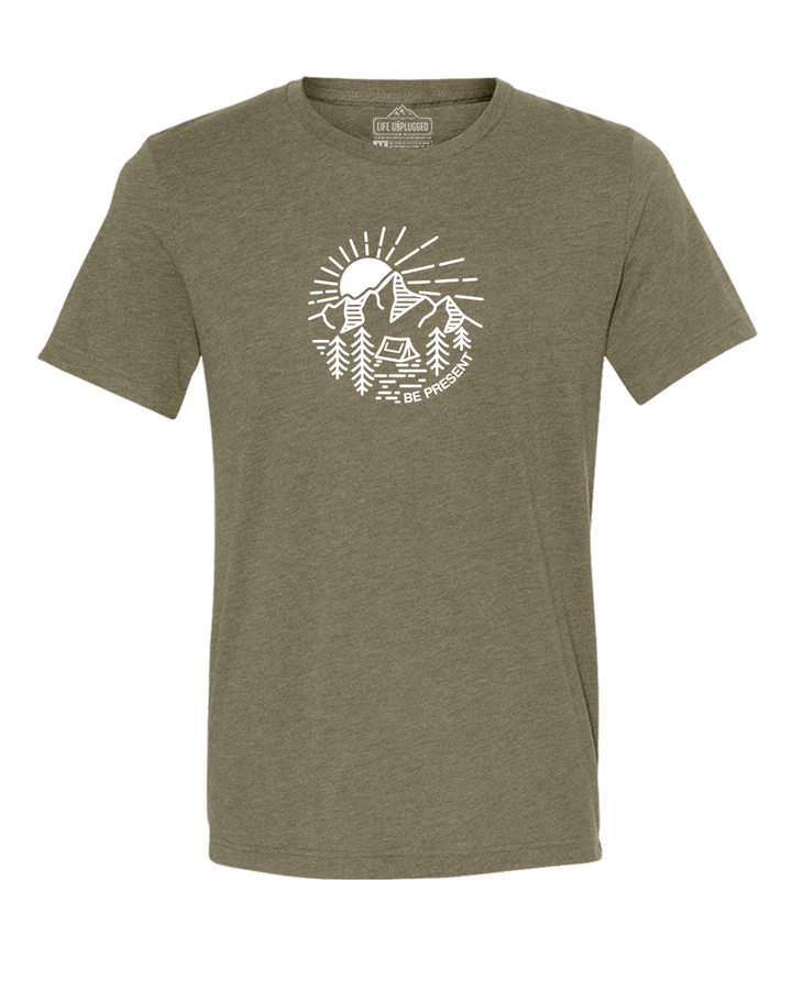 MOUNTAIN SUNSET Triblend T-Shirt